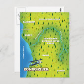 Kongo Prachtige  kaart (Voorkant / Achterkant)