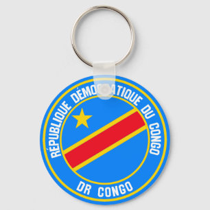 Kongo-ronde Embleem Sleutelhanger