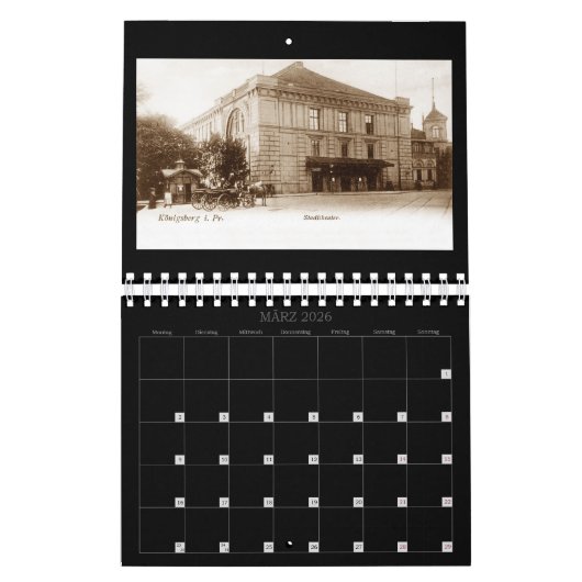 Königsberg – Historical perspectives calendar Kalender (Mar 2026)
