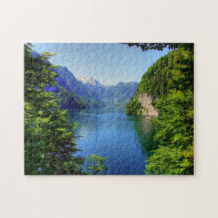 Königssee Bavaria Duitsland. Jigzaag Puzzle Legpuzzel