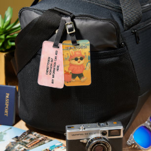 Konijn 01 Kids Bagagelabel