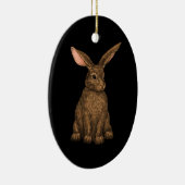 konijn 3 keramisch ornament (Rechts)