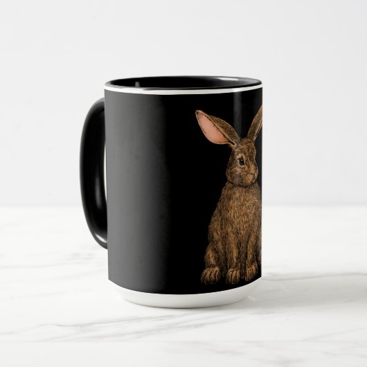 konijn 3 mok (Voorkant links)