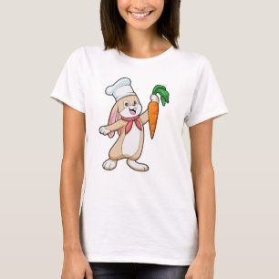 Konijn als Cook met wortel T-shirt