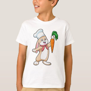 Konijn als Cook met wortel T-shirt