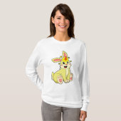 Konijn als Unicorn T-shirt (Voorkant volledig)