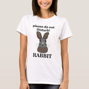 Konijn Alstublieft Niet Storen Grappig Konijn T-shirt