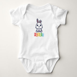 Konijn Baby Jersey Bodysuit