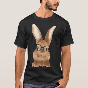 Konijn baby met bril voor mannen Vrouwen Kinderen T-shirt