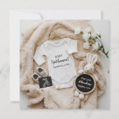 konijn baby onthulling zwangerschap aankondiging k (Voorkant)
