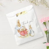  konijn Baby shower Bedankzakje (Gezegeld)