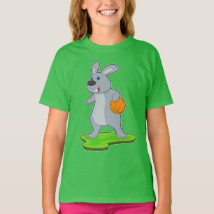 Konijn Basketballer Basketbal T-shirt