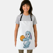 Konijn bij Bowling met Bowling ball Schort (Insitu)