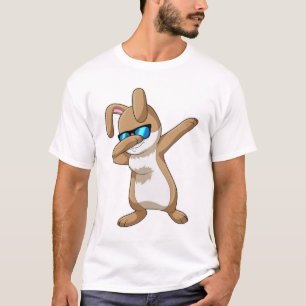Konijn bij Hip Hop Dance Dab T-shirt