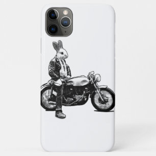 Konijn biker iPhone 11 pro max hoesje