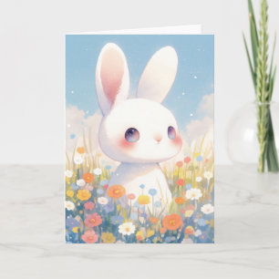 Konijn Bloem Bliss Kaart