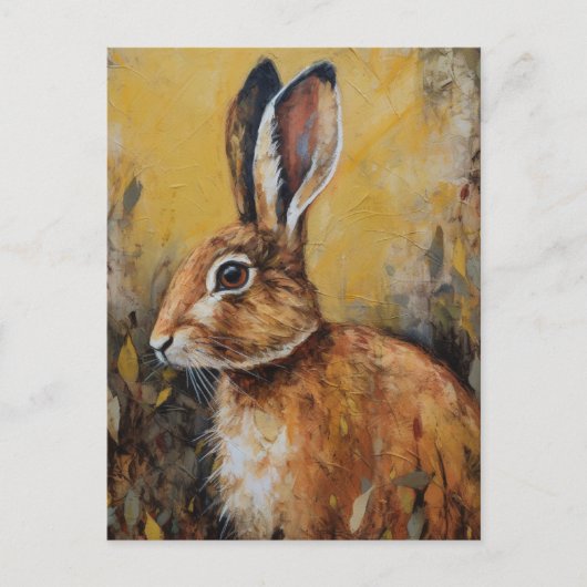 konijn briefkaart (Voorkant)