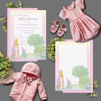 Konijn Bunny Greenery Roze Baby shower