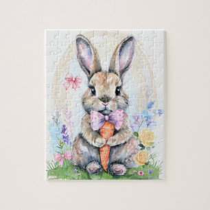Konijn Bunny Haas Paas Dier Wilde Dieren Schattig Legpuzzel
