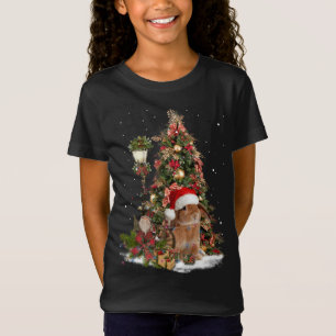 Konijn Bunny Kerstman Boom Licht Dwerg Lop Oor Ker T-shirt