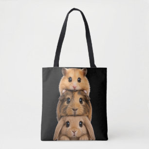 Konijn, cavia & hamster gelaagd draagtas
