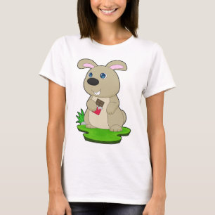 Konijn chocoladereep t-shirt