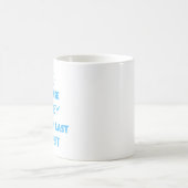 Konijn citaat: Ik beloof ... Laatste konijn Koffiemok (Center)