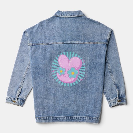 Konijn Denim Jacket (Achterkant)