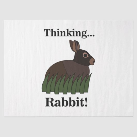 Konijn Dier Bunny Tissuepapier (Voorkant)