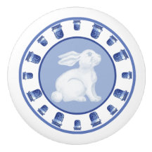 Konijn en Chinoiserie Pot