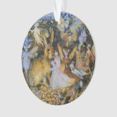 Konijn en fairies  sprookkunst. ornament (voorkant)