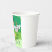 Konijn en Hay Verjaardagsdoolhof Papieren Kopjes Papieren Bekers (Links)