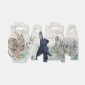 konijn- en paasfeest bedankdoosjes (Uitgevouwen)