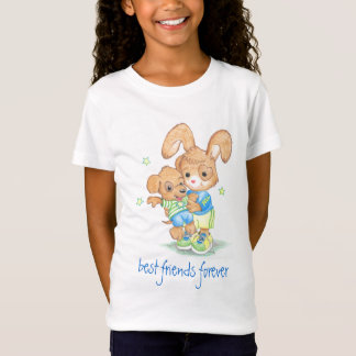 konijn en vriend t-shirt