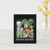 Konijn gedetailleerd grafisch ontwerp Valentijnsda Kaart (Gele Bloem)