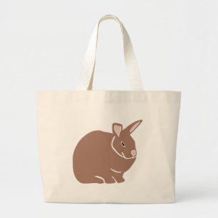 Konijn grote tote bag
