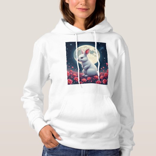 konijn hoodie (Voorkant)