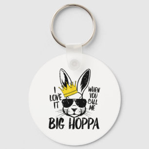 Konijn houdt ervan als je me Big Hoppa Pasen Ra no Sleutelhanger