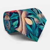 Konijn in het bos, William Morris Stropdas (Opgerold)