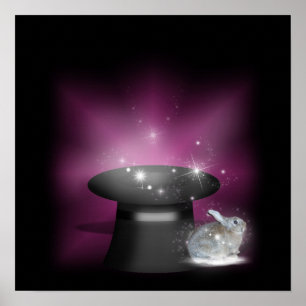 Konijn in het Magische Pet Poster