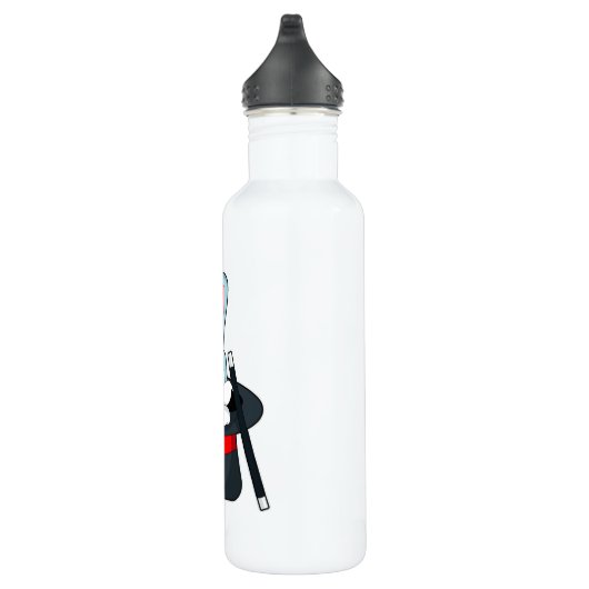 Konijn in Magic met hand en Pet Waterfles (Rechts)