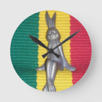 Konijn in Rasta kleuren: een vleugje Groovy