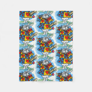 Konijn in Wonderland Fleece Deken