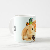 konijn koffiemok (Voorkant links)