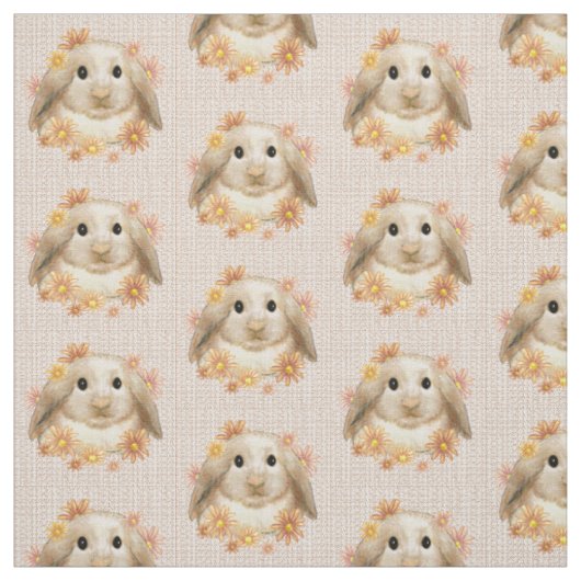 Konijn Koning Rabbit Stof (Swatch)
