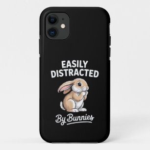 Konijn Kunst Cute Konijn Haas Ontwerp Mannen Vrouw iPhone 11 Hoesje