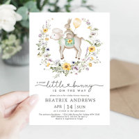 Konijn Lam Ballon Wilde Bloementuin Baby Shower