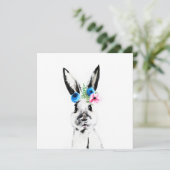 Konijn met Bloemen (Staand voorkant)