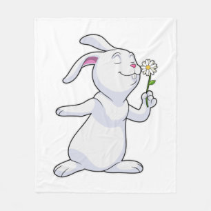 Konijn met Daisy Fleece Deken
