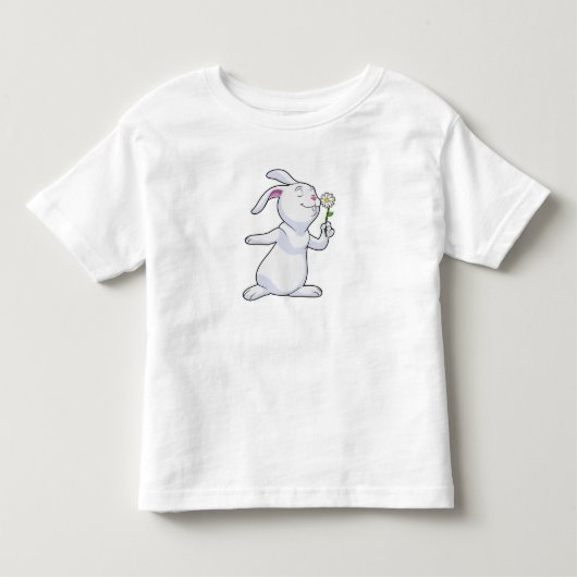 Konijn met Daisy Kinder Shirts (Voorkant)